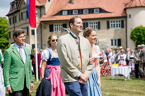 Heimf&uuml;hrung der Braut des F&uuml;rsten Castell-R&uuml;denhausen