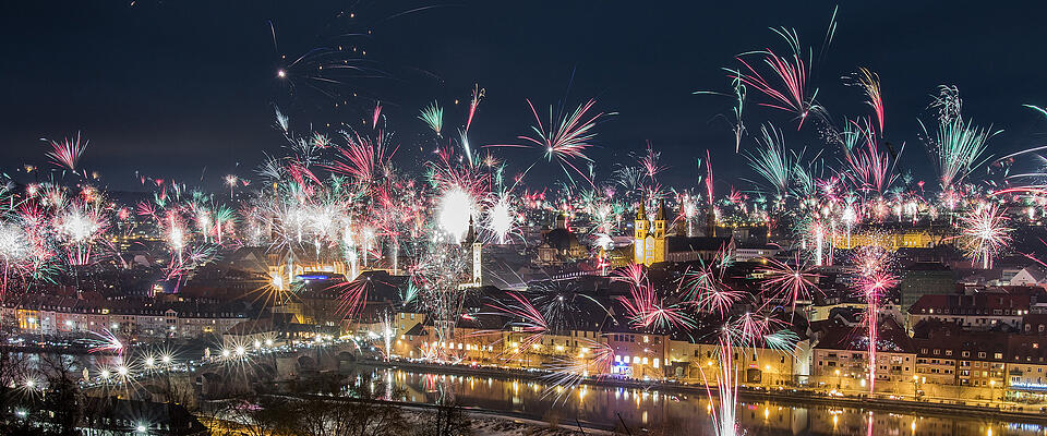 Silvester 2017: So feierte Unterfranken