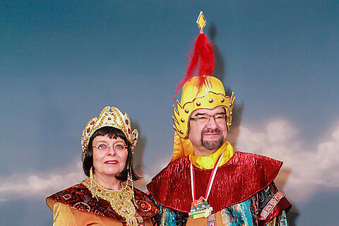 Fastnacht in Franken - Promis und Besucher