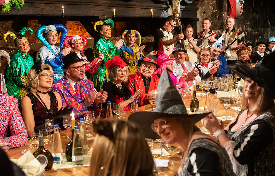 N&auml;rrische Weinprobe