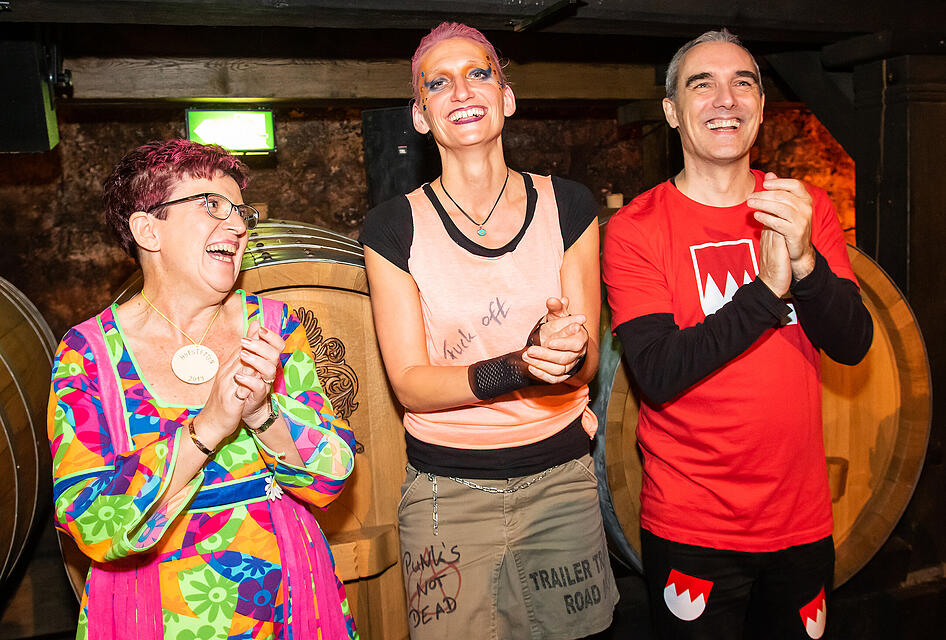 N&auml;rrische Weinprobe