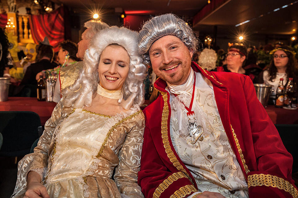 Fastnacht in Franken - Promis und Besucher