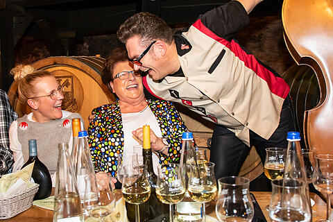 N&auml;rrische Weinprobe