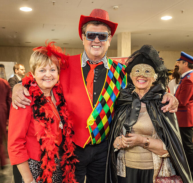 Fastnacht in Franken - Promis und Besucher