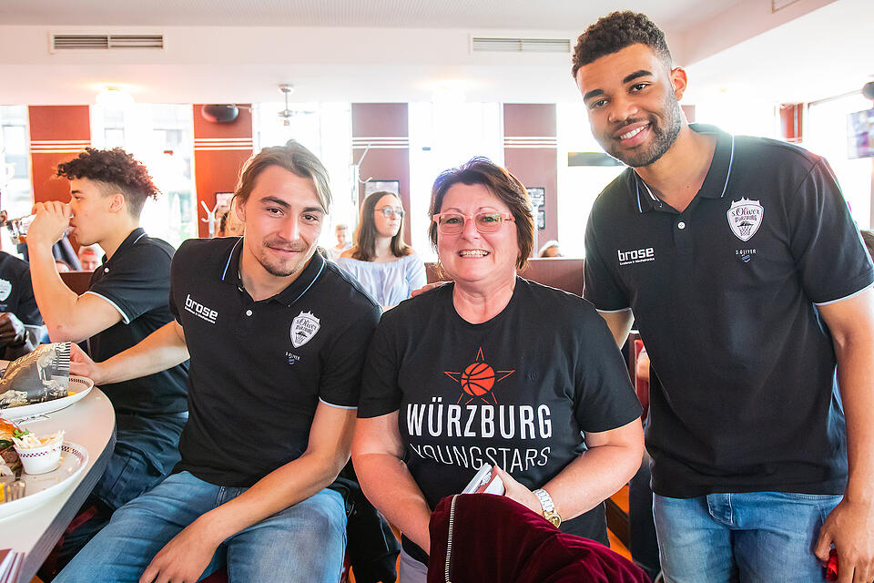 s.Oliver Würzburg Team Verabschiedung