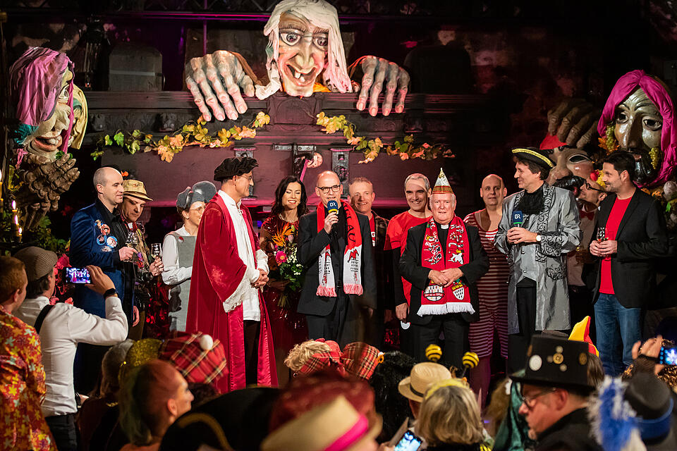 N&auml;rrische Weinprobe