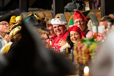 N&auml;rrische Weinprobe