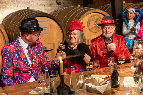 N&auml;rrische Weinprobe