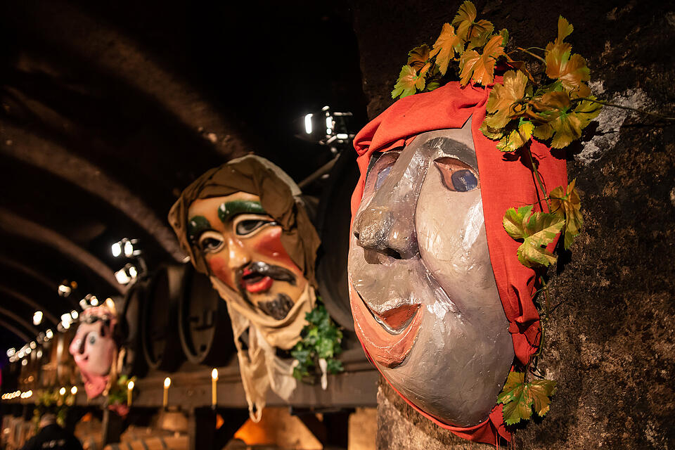 N&auml;rrische Weinprobe