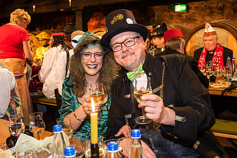 N&auml;rrische Weinprobe