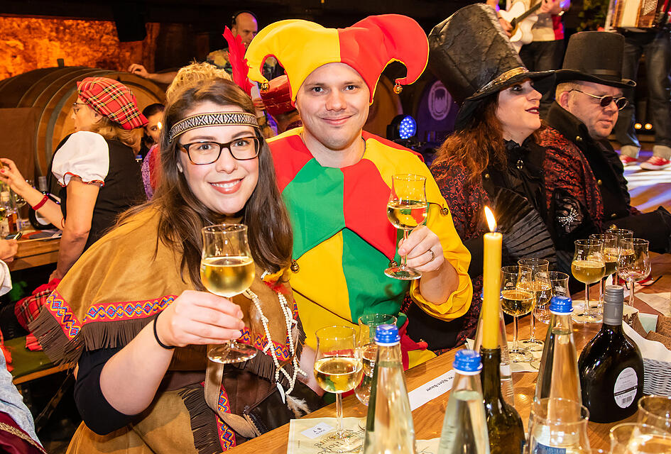 N&auml;rrische Weinprobe