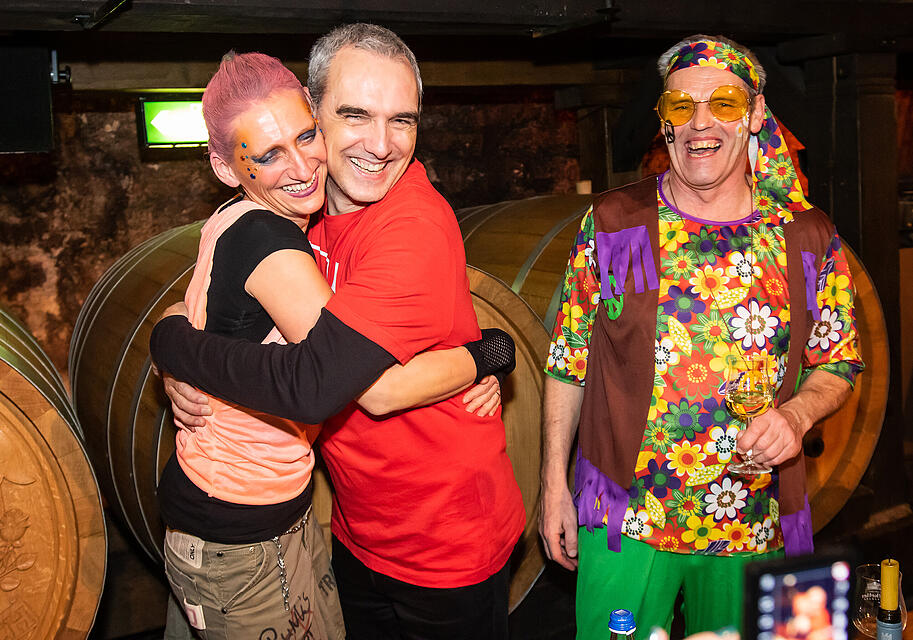 N&auml;rrische Weinprobe