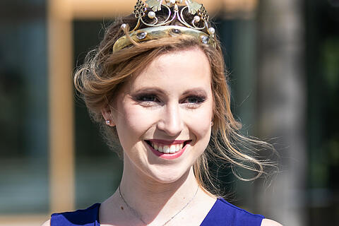 Wahl der fr&auml;nkischen Weink&ouml;nigin