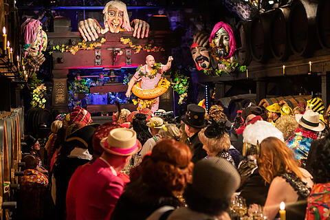 N&auml;rrische Weinprobe