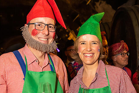 N&auml;rrische Weinprobe