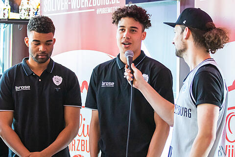 s.Oliver Würzburg Team Verabschiedung
