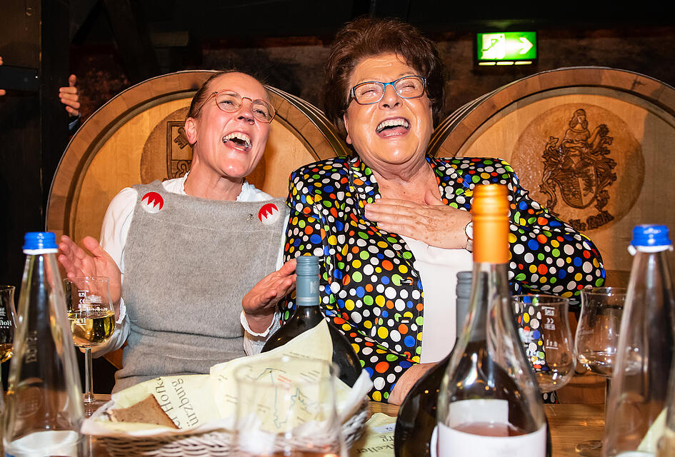 N&auml;rrische Weinprobe