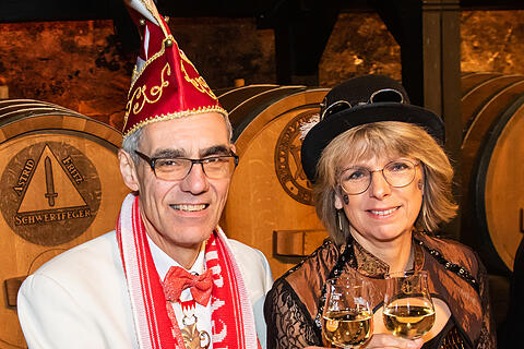 N&auml;rrische Weinprobe