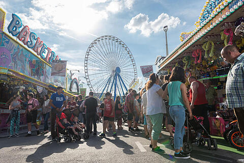 Frühjahrsvolksfest in Würzburg