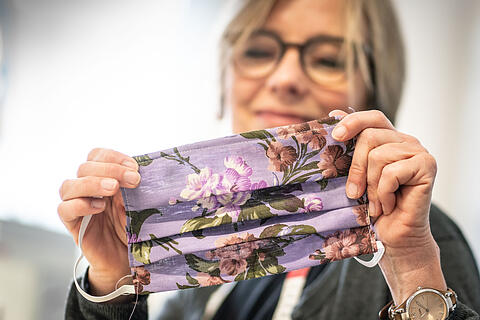 selbstgen&auml;hter Mundschutz