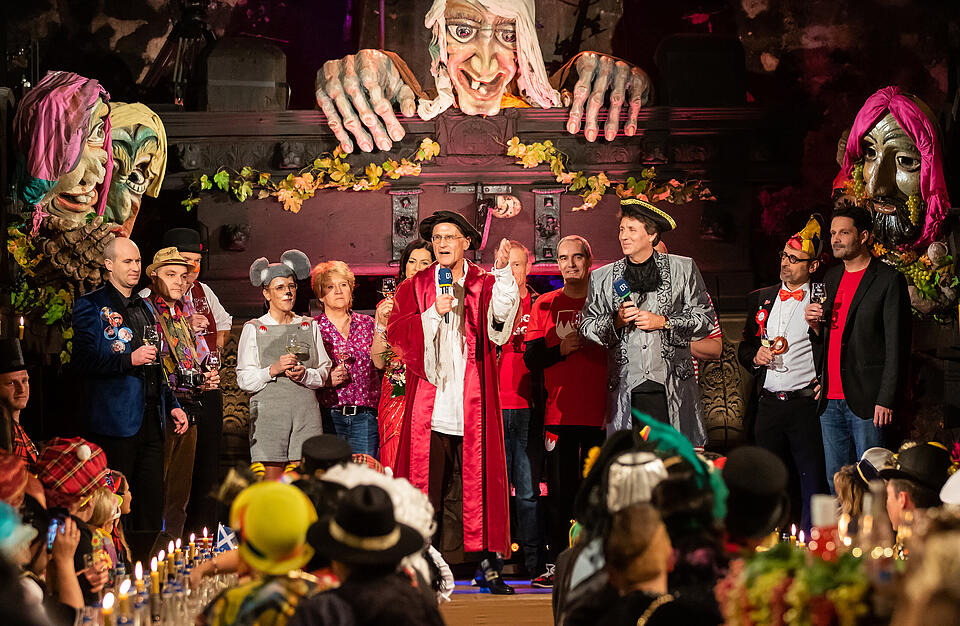 N&auml;rrische Weinprobe