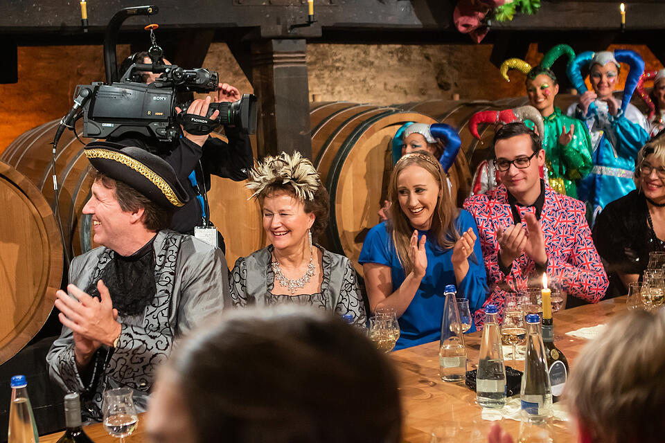 N&auml;rrische Weinprobe