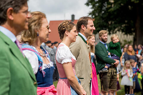Heimf&uuml;hrung der Braut des F&uuml;rsten Castell-R&uuml;denhausen