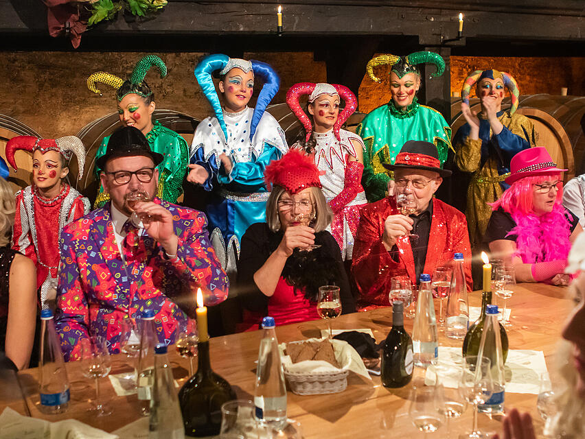 N&auml;rrische Weinprobe