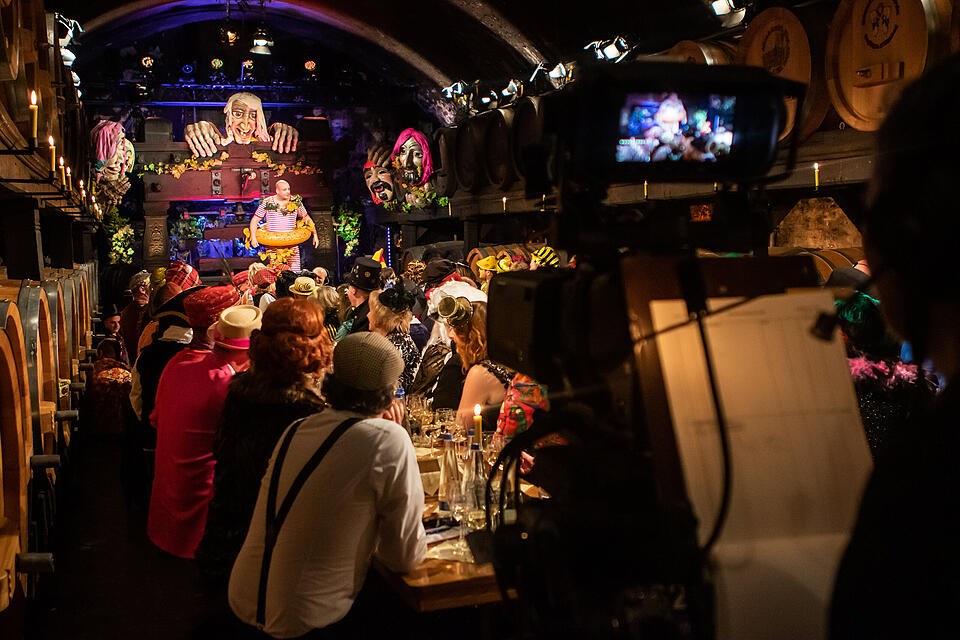 N&auml;rrische Weinprobe