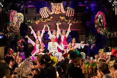 N&auml;rrische Weinprobe