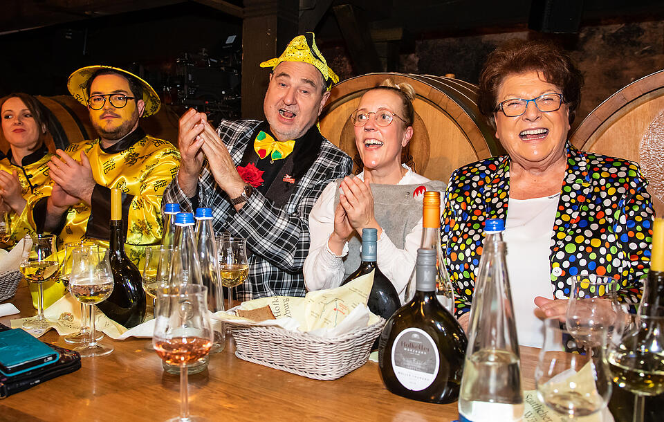 N&auml;rrische Weinprobe