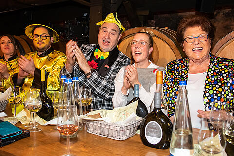 N&auml;rrische Weinprobe