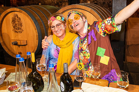 N&auml;rrische Weinprobe