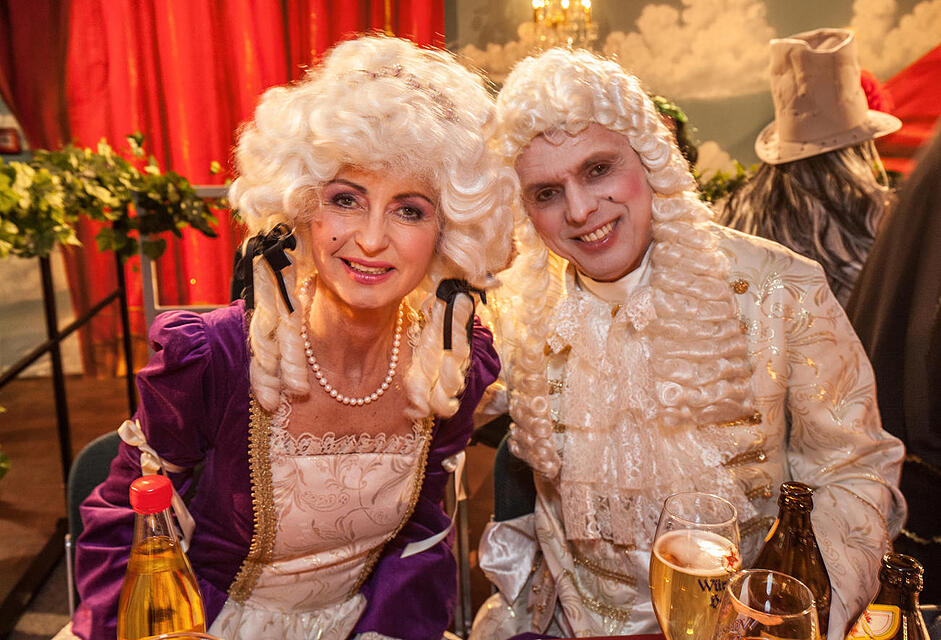Fastnacht in Franken - Promis und Besucher