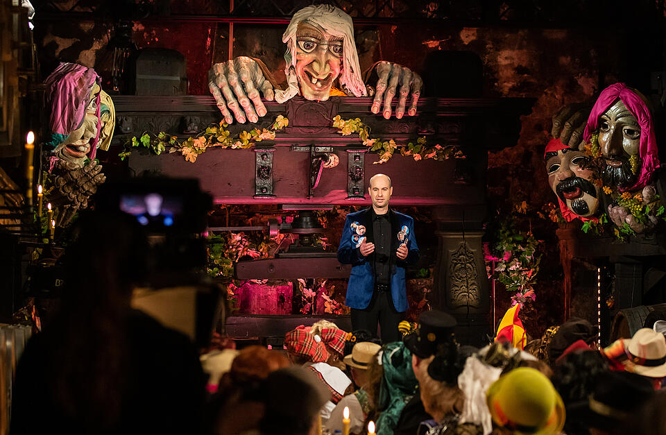 N&auml;rrische Weinprobe