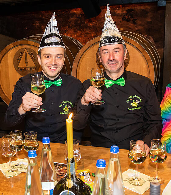 N&auml;rrische Weinprobe