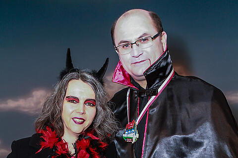 Fastnacht in Franken - Promis und Besucher
