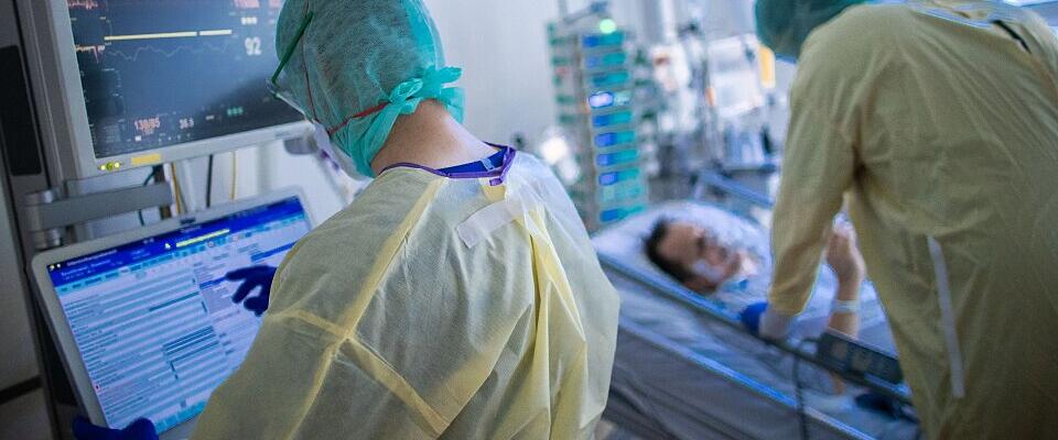 Corona-Patienten auf der Intensivstation