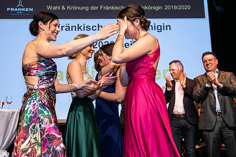Wahl der fr&auml;nkischen Weink&ouml;nigin