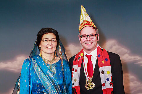 Fastnacht in Franken - Promis und Besucher