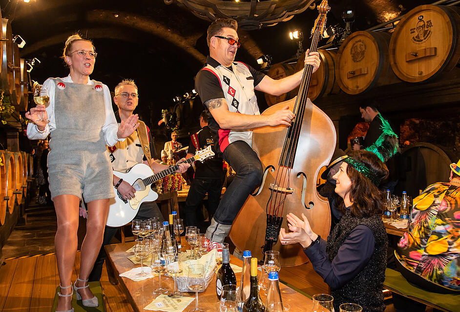 N&auml;rrische Weinprobe