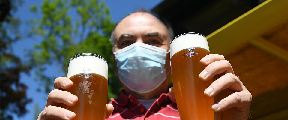 Coronavirus - Start der Au&szlig;engastronomie in Bayern