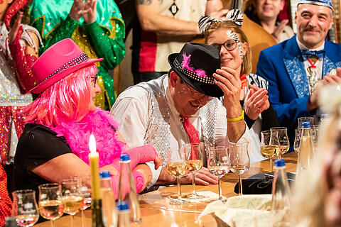 N&auml;rrische Weinprobe