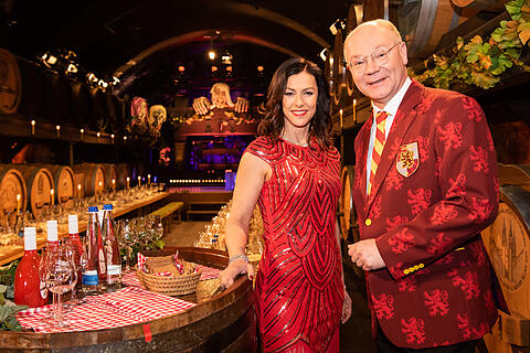 N&auml;rrische Weinprobe