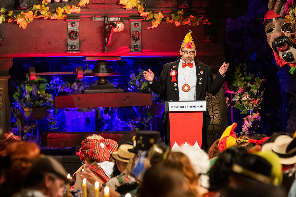 N&auml;rrische Weinprobe