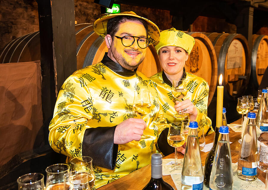 N&auml;rrische Weinprobe