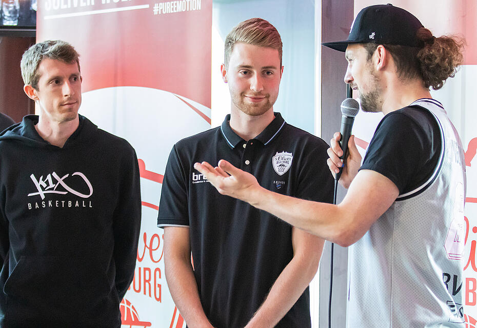 s.Oliver Würzburg Team Verabschiedung