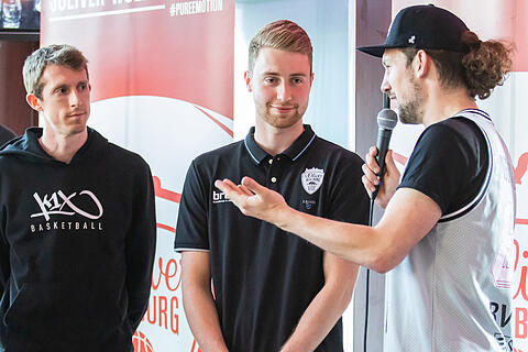 s.Oliver Würzburg Team Verabschiedung