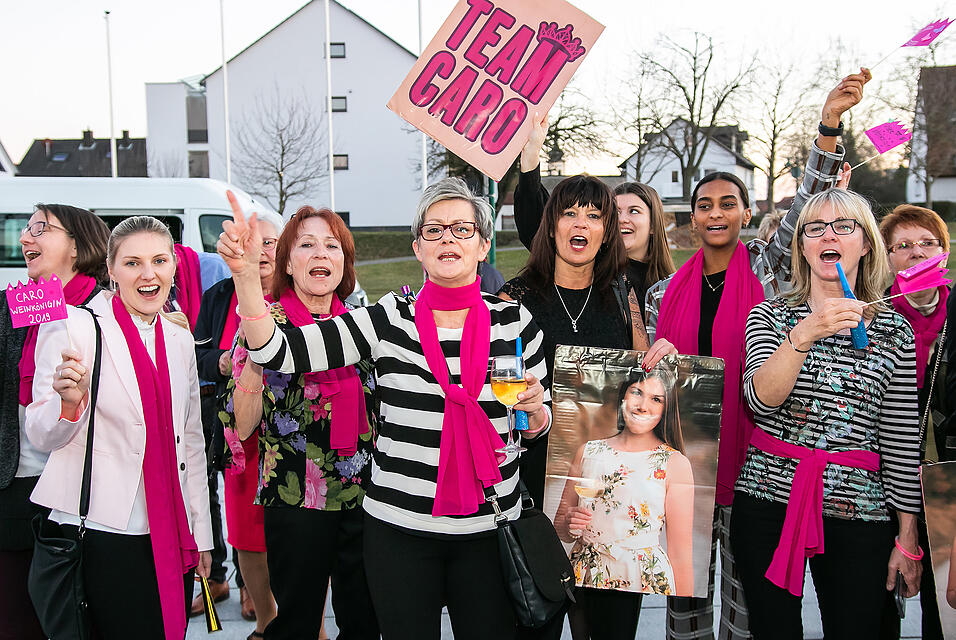 Wahl der fr&auml;nkischen Weink&ouml;nigin