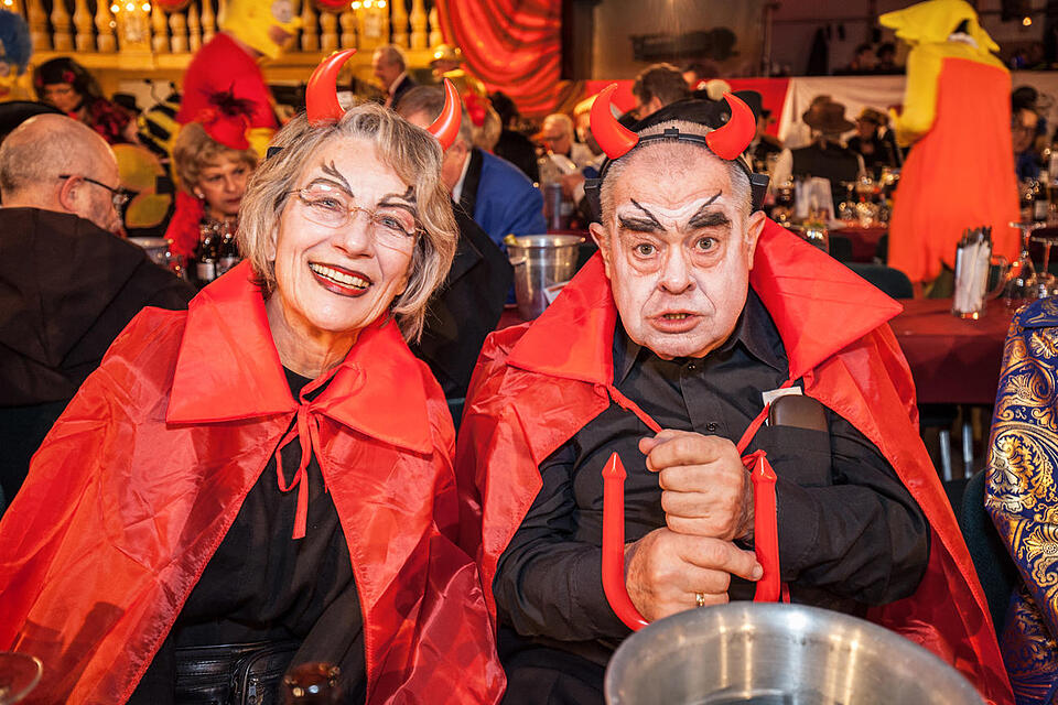 Fastnacht in Franken - Promis und Besucher